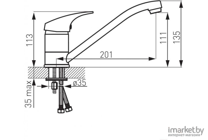 Смеситель Ferro One BFO4