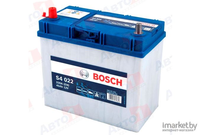 Автомобильный аккумулятор Bosch S4 022 (545157033) 45 А/ч JIS