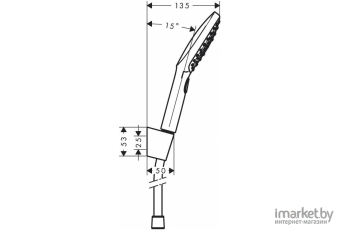 Душевой гарнитур Hansgrohe Raindance Select E 120 [26720000]