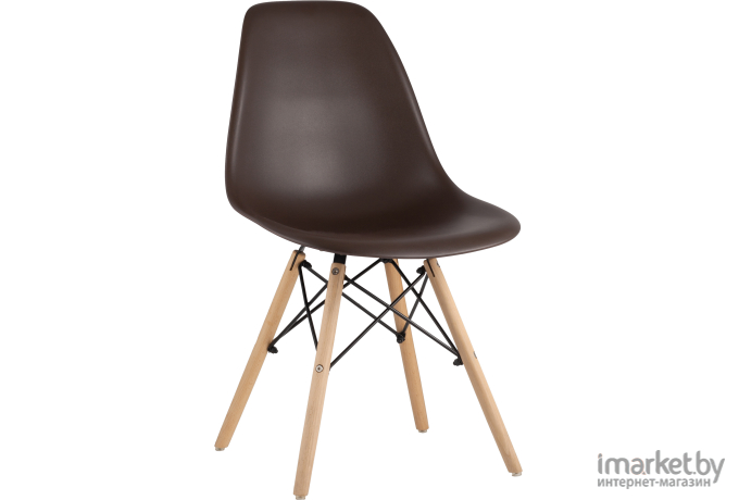 Стул Stool Group Eames DSW коричневый [8056PP BROWN 66009]