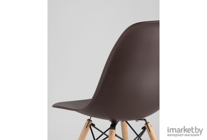 Стул Stool Group Eames DSW коричневый [8056PP BROWN 66009]