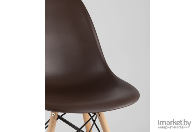 Стул Stool Group Eames DSW коричневый [8056PP BROWN 66009]