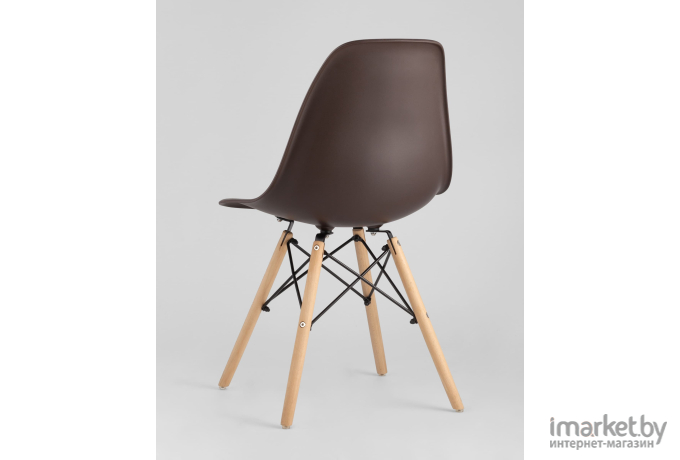 Стул Stool Group Eames DSW коричневый [8056PP BROWN 66009]