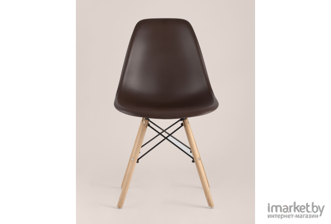 Стул Stool Group Eames DSW коричневый [8056PP BROWN 66009]