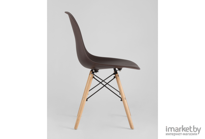 Стул Stool Group Eames DSW коричневый [8056PP BROWN 66009]