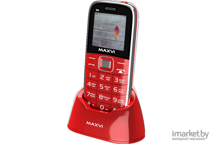 Мобильный телефон Maxvi B6 (красный)