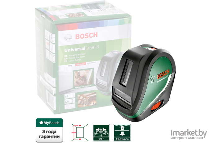 Лазерный нивелир Bosch UniversalLevel 3 Basic