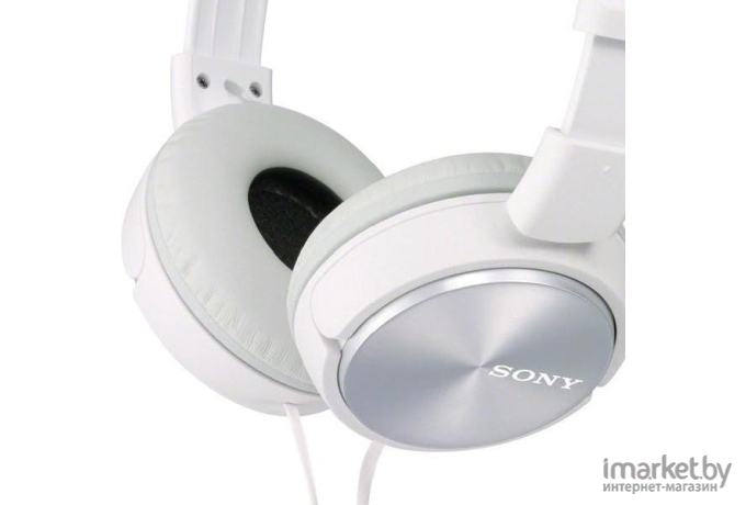 Наушники с микрофоном Sony MDR-ZX310AP (белый)