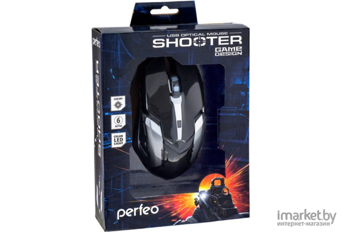 Игровая мышь Perfeo PF-1709-GM Shooter