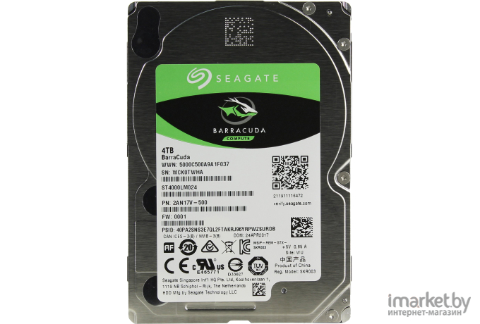 Жесткий диск Seagate Barracuda 4TB [ST4000LM024]