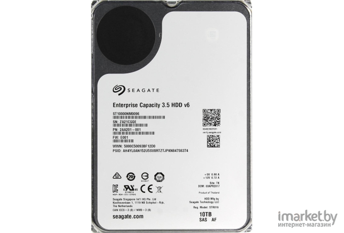 Жесткий диск Seagate Enterprise Capacity 3.5 v6 10TB ST10000NM0096