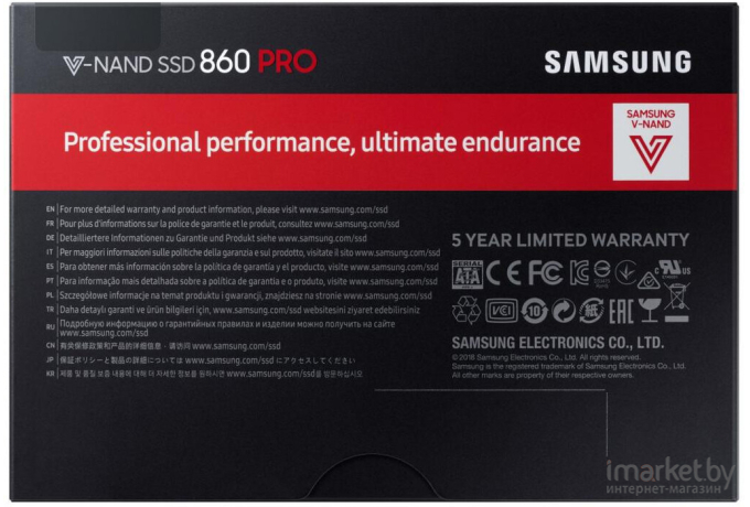 SSD Samsung 860 Pro 512GB MZ-76P512