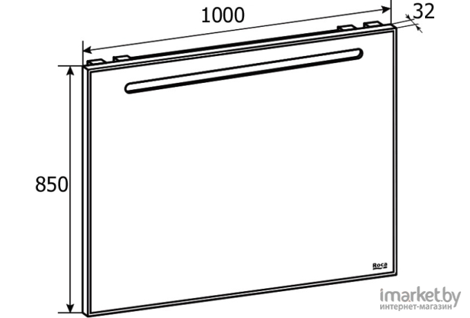 Roca Зеркало Laks [ZRU9302809]