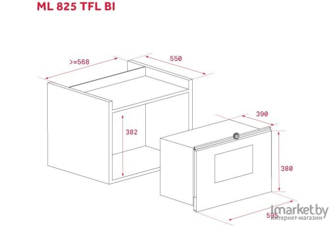 Микроволновая печь TEKA ML 825 TFL BI