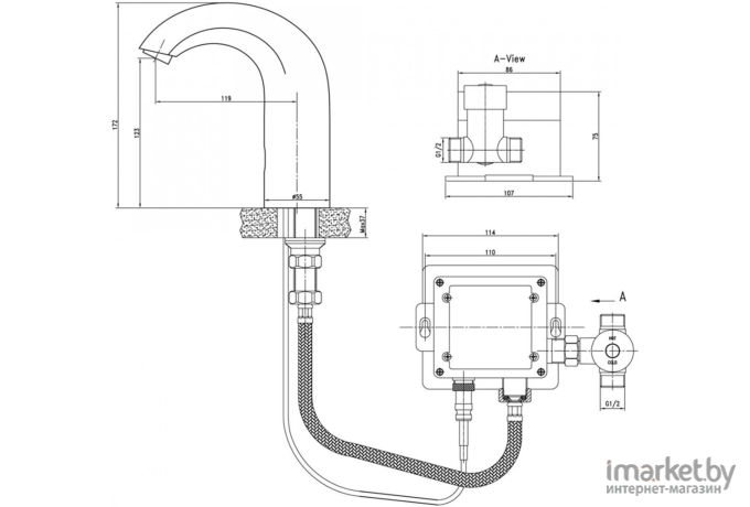 Смеситель Lemark PROJECT [LM4652CE]