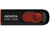 USB Flash A-Data C008 Black+Red 32 Гб (AC008-32G-RKD)