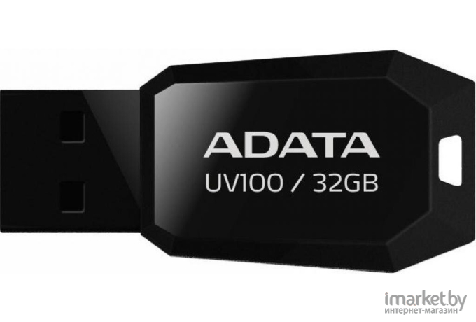 USB Flash A-Data DashDrive UV100 Black 32GB (AUV100-32G-RBK)