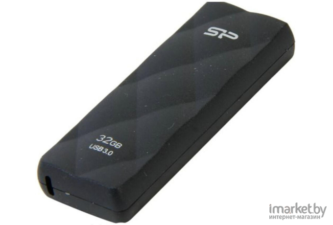 USB Flash Silicon-Power Blaze B20 Black 32GB (SP032GBUF3B20V1K)