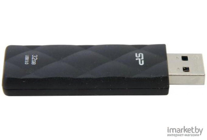 USB Flash Silicon-Power Blaze B20 Black 32GB (SP032GBUF3B20V1K)