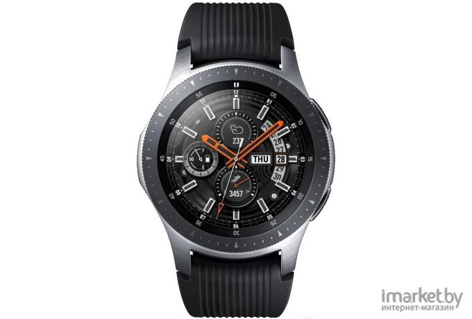 Умные часы Samsung Galaxy Watch серебристая сталь [SM-R800NZSASER]