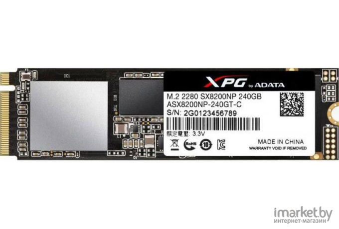 SSD A-Data XPG SX8200 240GB ASX8200NP-240GT-C