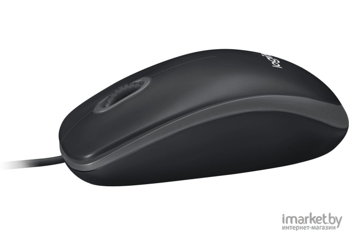 Мышь Logitech B100 Optical USB Mouse (910-003357) Black