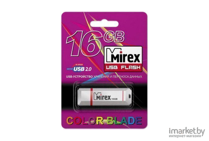 USB Flash Mirex KNIGHT WHITE 16GB (13600-FMUKWH16)