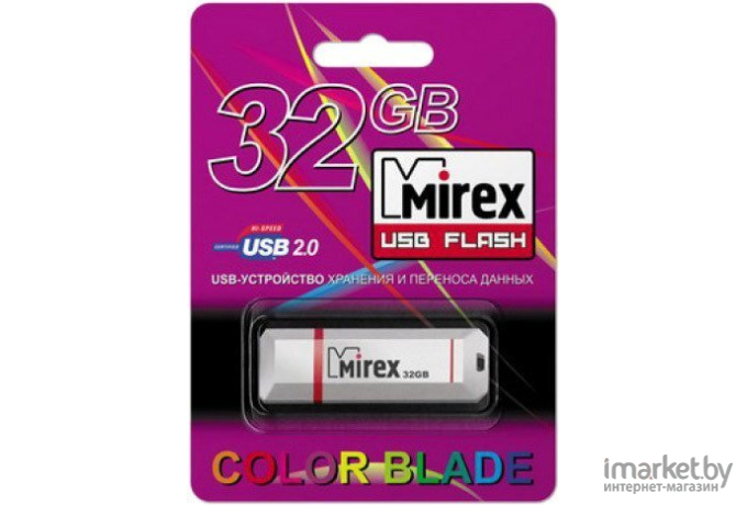 USB Flash Mirex KNIGHT WHITE 32GB (13600-FMUKWH32)