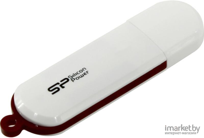 USB Flash Silicon-Power LuxMini 320 White 64GB (SP064GBUF2320V1W)