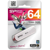 USB Flash Silicon-Power LuxMini 320 White 64GB (SP064GBUF2320V1W)