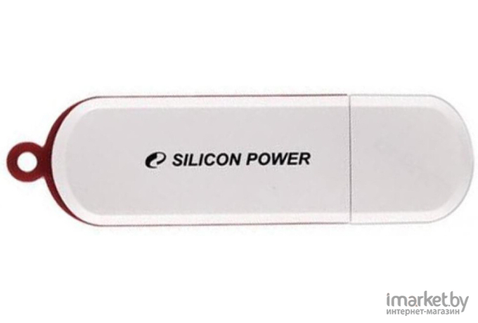 USB Flash Silicon-Power LuxMini 320 White 64GB (SP064GBUF2320V1W)