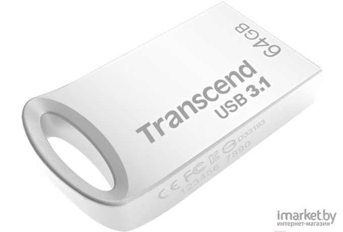 USB Flash Transcend JetFlash 710 White 64GB (TS64GJF710S)