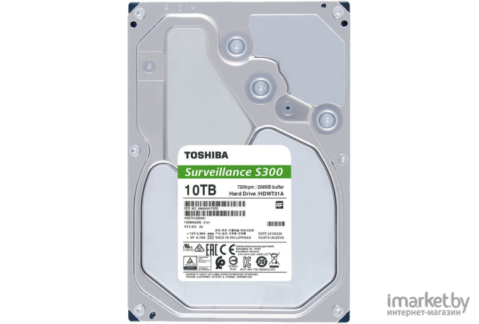 Жесткий диск Toshiba Surveillance S300 4TB [HDWT140UZSVA]