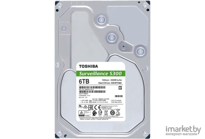 Жесткий диск Toshiba S300 6TB HDWT360UZSVA