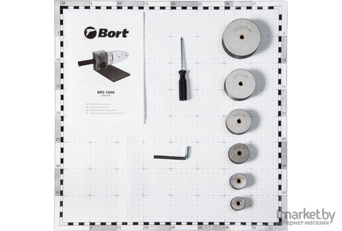 Аппарат для сварки труб Bort BRS-1000 (91271174)