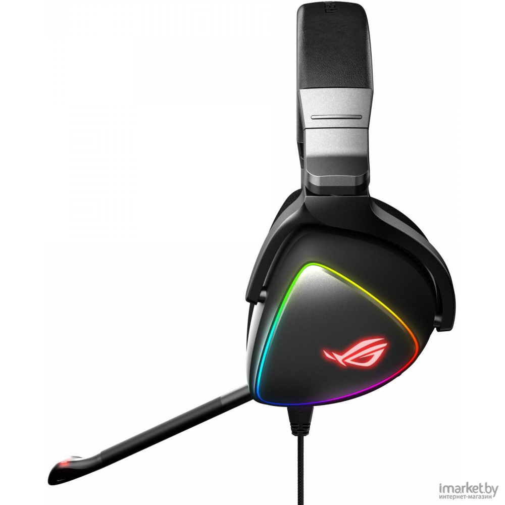 Выгодная цена на наушники с микрофоном asus rog delta (черный) | Цена ...