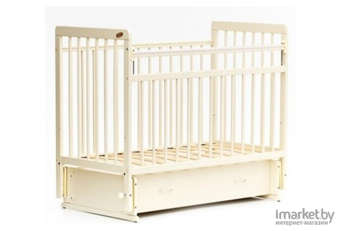 Классическая детская кроватка Bambini Euro Style М 01.10.04 (слоновая кость)