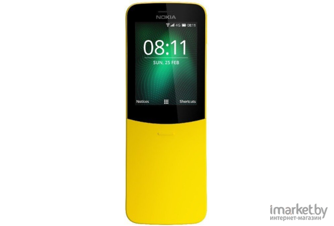 Мобильный телефон Nokia 8110 4G Dual SIM (желтый)