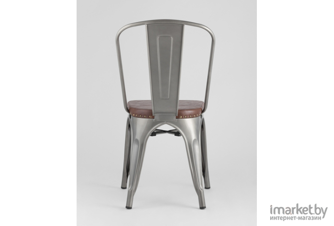 Стул Stool Group Tolix Soft серебристый [LF818C GREY 7083+PU7002]