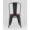 Стул Stool Group Tolix Soft черный матовый [LF818C MATTE BLACK 3474+PU7005]