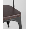 Стул Stool Group Tolix Soft черный матовый [LF818C MATTE BLACK 3474+PU7005]