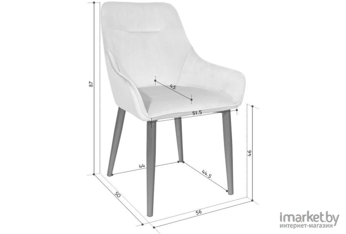 Стул Stool Group Диана Emerald зеленый 44235