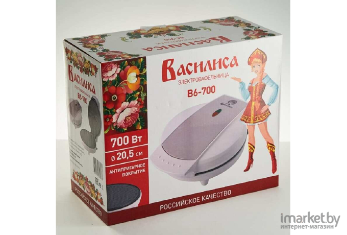 Вафельница Василиса В6-700 (сиреневый)