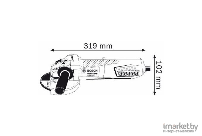 Угловая шлифмашина Bosch GWS 11-125 P Professional [0.601.792.200]