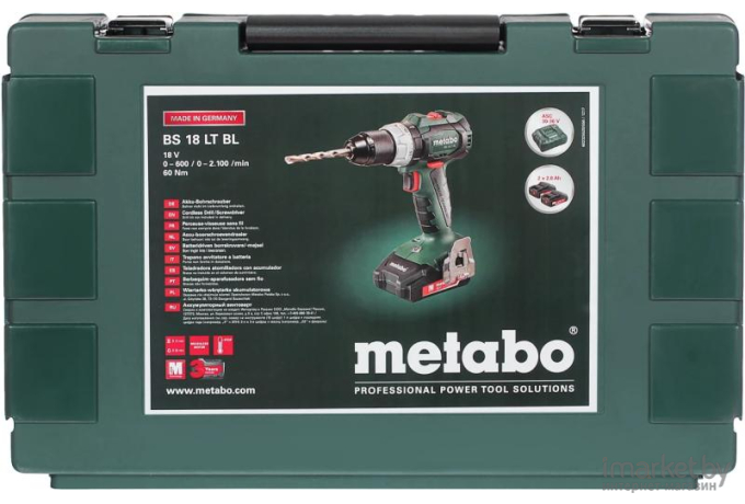 Дрель-шуроповерт Metabo BS 18 LT BL 602325550