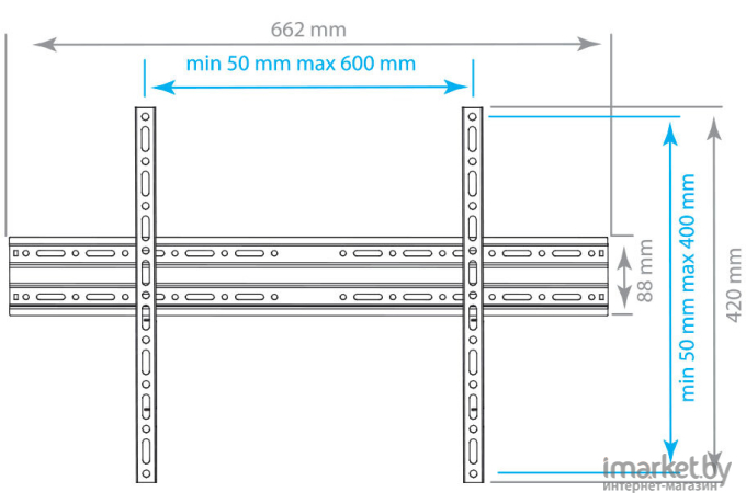 Кронштейн для телевизора ARM Media Plasma-1 черный