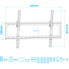 Кронштейн для телевизора ARM Media Steel-2 черный