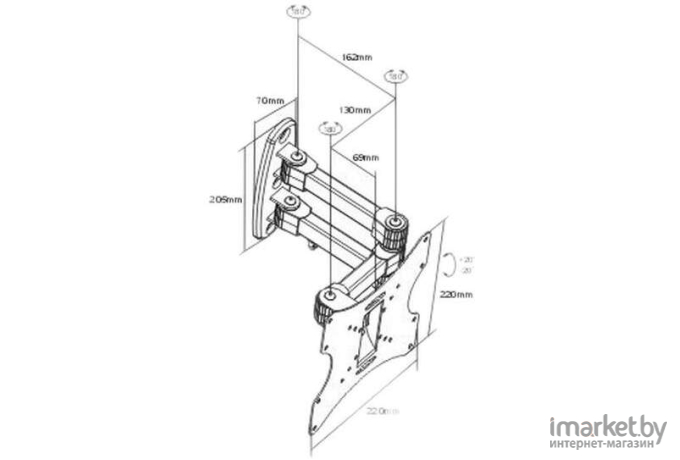 Кронштейн для телевизора BENATEK LCD-ARM-B