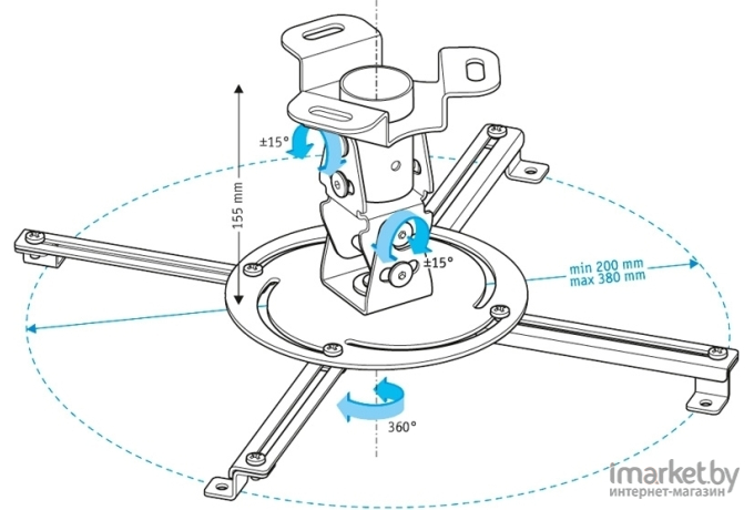 Кронштейн Holder PR-103 черный [PR-103-B]