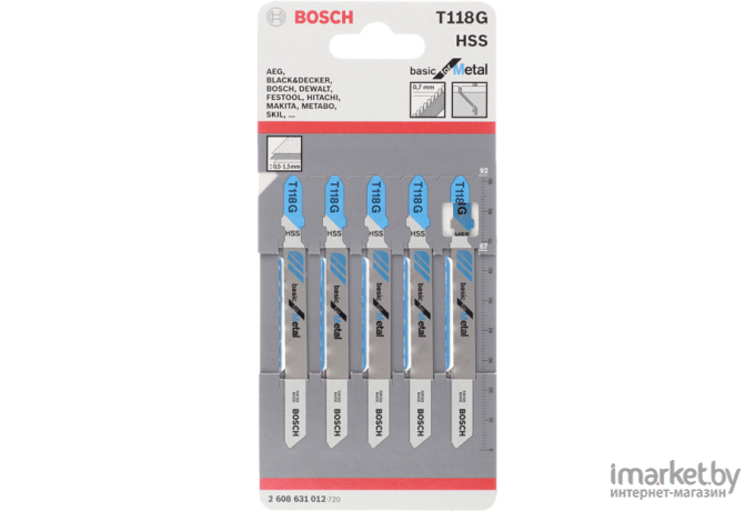 Пилки для лобзика Bosch 2.608.631.012